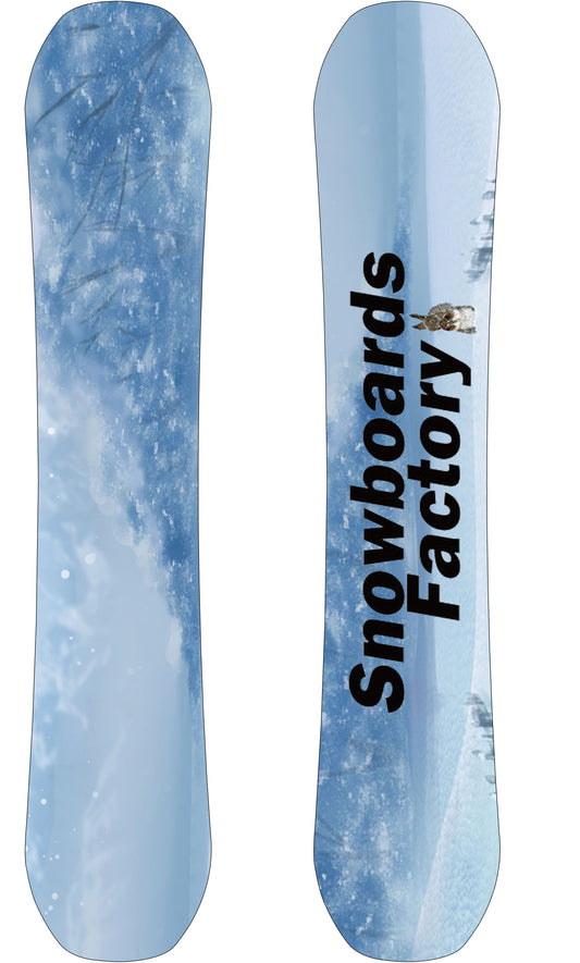 SnowboardsFactory 140cm Sandwich Camber Snowboard GH-XBN140 for Women-Square Head Design