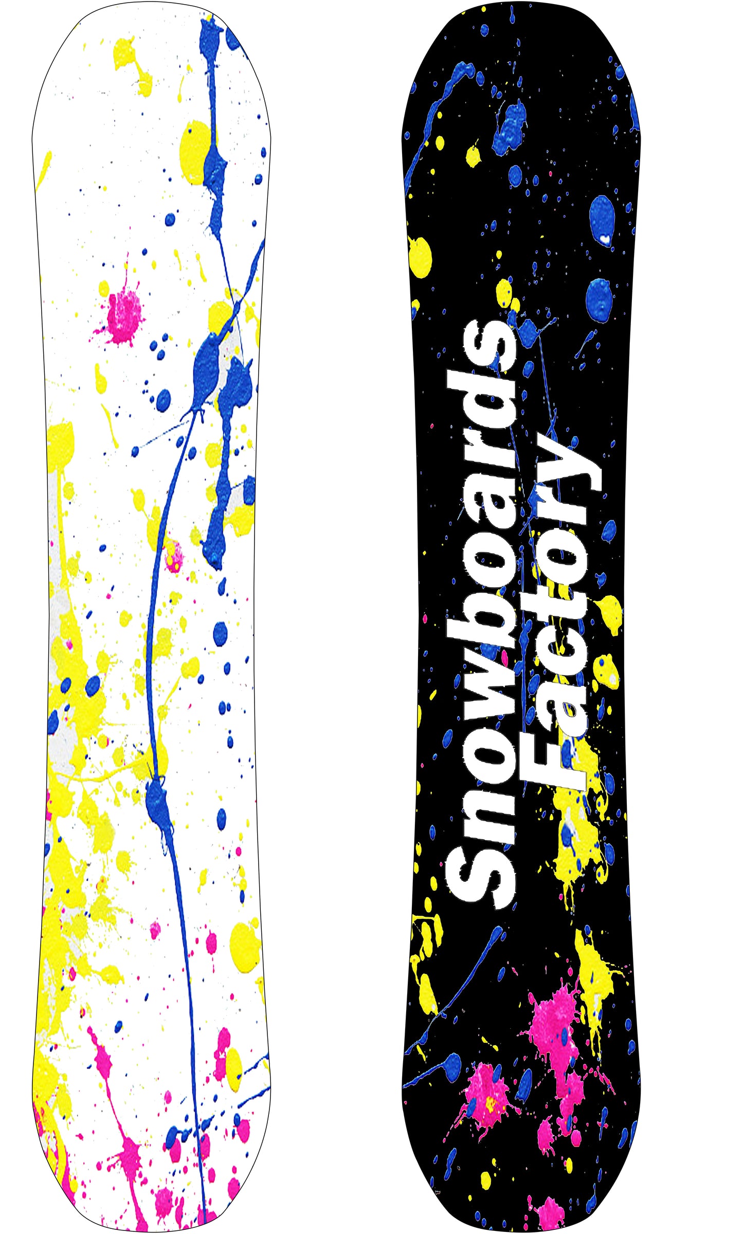 SnowboardsFactory 160cm Sandwich Rocker Snowboard GH-XBN160 for Men-Better Waterproof Performance