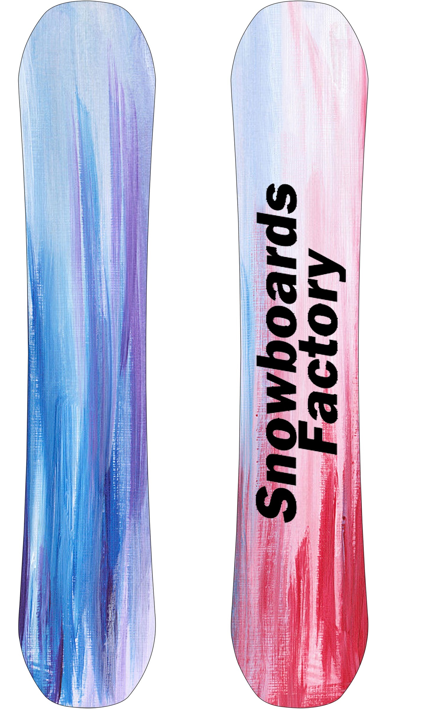 SnowboardsFactory 163cm Sandwich Rocker Snowboard GH-XBN163 for Men-Kevlar Material