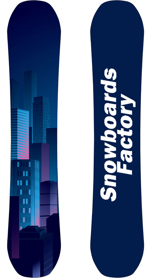 SnowboardsFactory 163cm Sandwich Double Camber Snowboard GH-XBN163 for Men-Ultra-high Strength Aviation Material