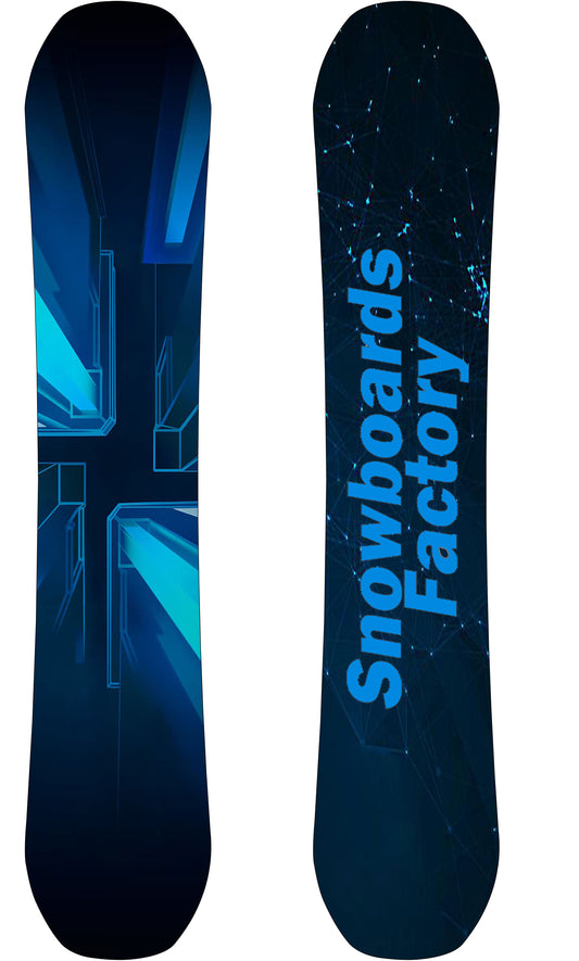 SnowboardsFactory 153cm Sandwich Camber Snowboard GH-XBN153 for Men-Various Camber Designs