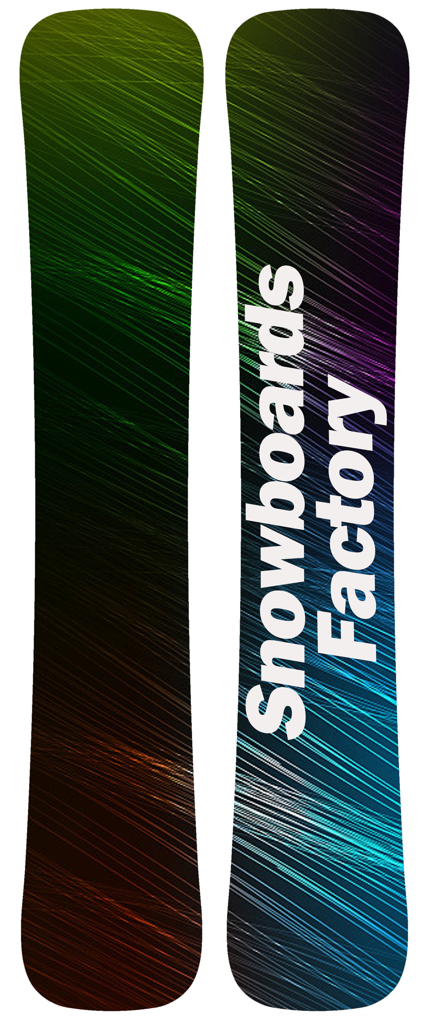 SnowboardsFactory 158cm Camber Carving Board GH-CT158 for Men -Treated with Carving and Drainage Patterns