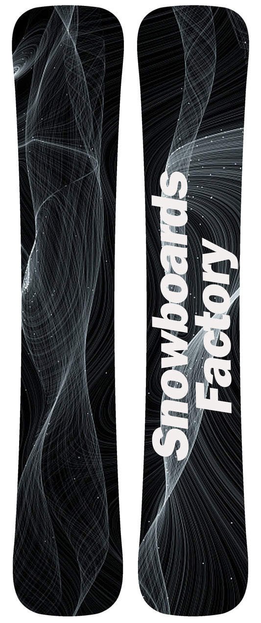 SnowboardsFactory 182cm Camber Carving Board GH-CT182 for Men -Lighter and More Dynamic