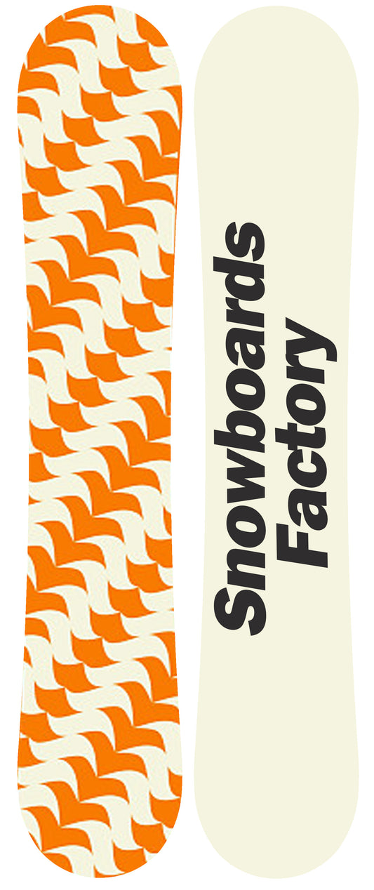 SnowboardsFactory 151cm Sandwich Snowboard GH-XB151 for Men- Variety Wood Core Available