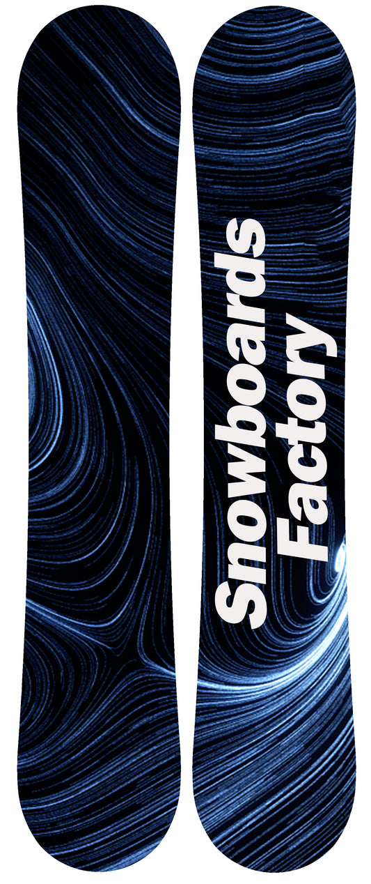 SnowboardsFactory 154cm Sandwich Snowboard GH-XB154 for Men- Add Carbon fiber Layer