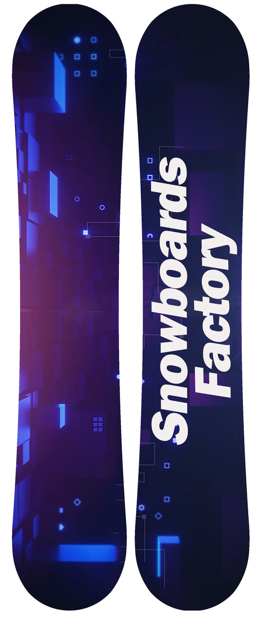 SnowboardsFactory 157cm Sandwich Snowboard GH-XB157 for Men- Carbon Fiber Strip