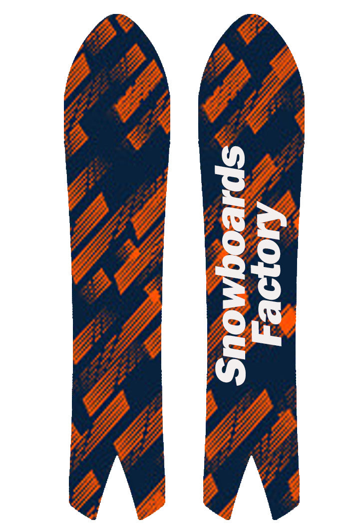 SnowboardsFactory 169cm Swalow Tail Camber Snowboard 3DHGYW-XB169-Various Swallow Tail Shapes