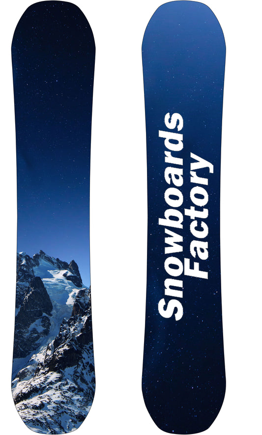 SnowboardsFactory 149cm Sandwich Camber Snowboard GH-XBN149 for Women-Perfect Alignment and Symmetry