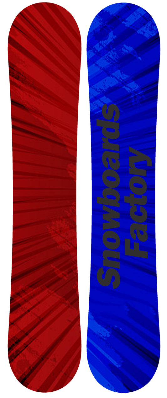 SnowboardsFactory 141cm Cap Camber Snowboard GHZXB141 for Women-Classic Traditional Arch Design