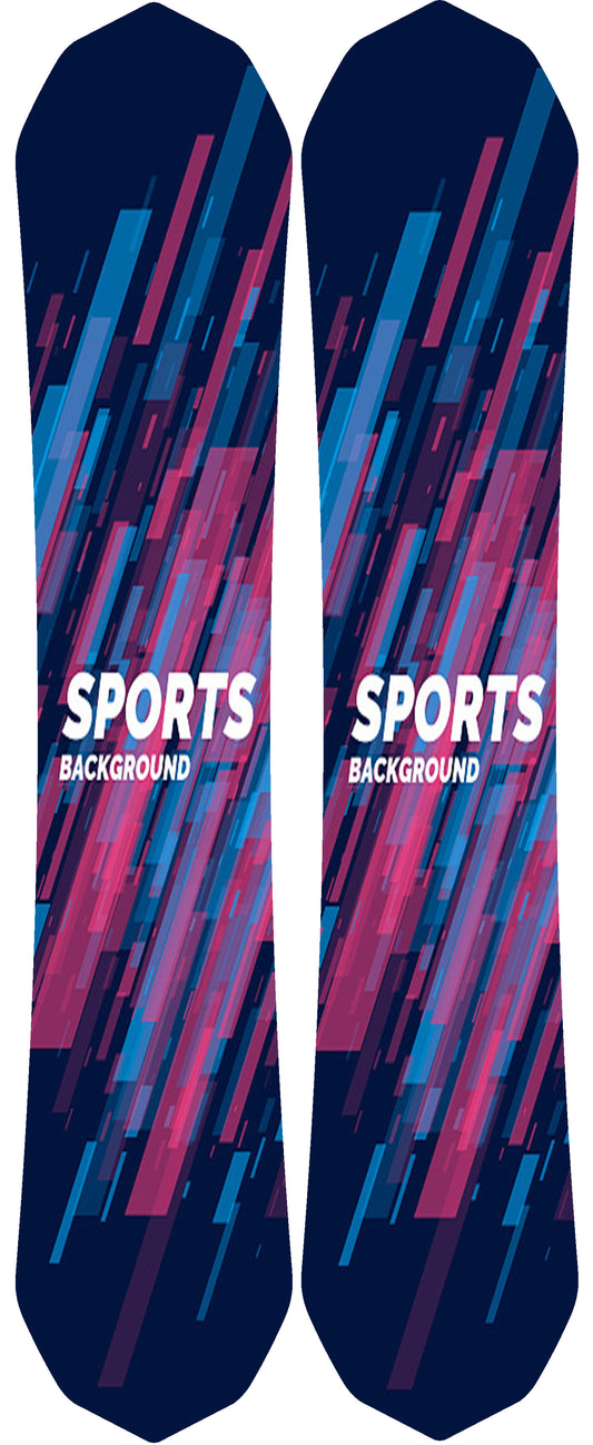 SnowboardsFactory 140cm Pointed 3D Sandwich Camber Snowboard GHS-XB140 for Powder and All Mountain