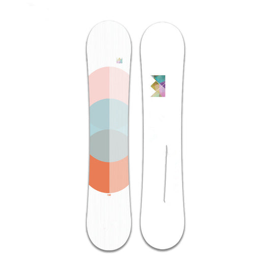 Snowboard HG-GB4 Top Panel Material is wood ABC TPU UV Bamboo Topsheet Snowboard Hand Make Snowboard